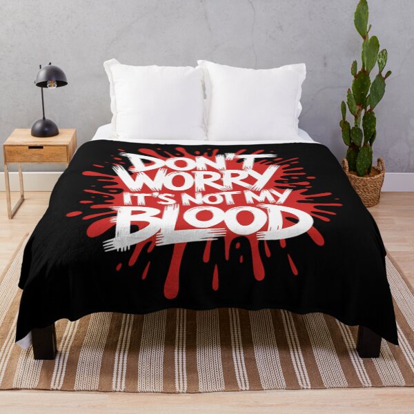 Item preview, Don't Worry It's Not My Blood Halloween Saying designed and sold by papertaless.