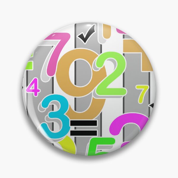 Item preview, Fun colorful arithmetic math bright retro pattern  designed and sold by fuzzyfox.