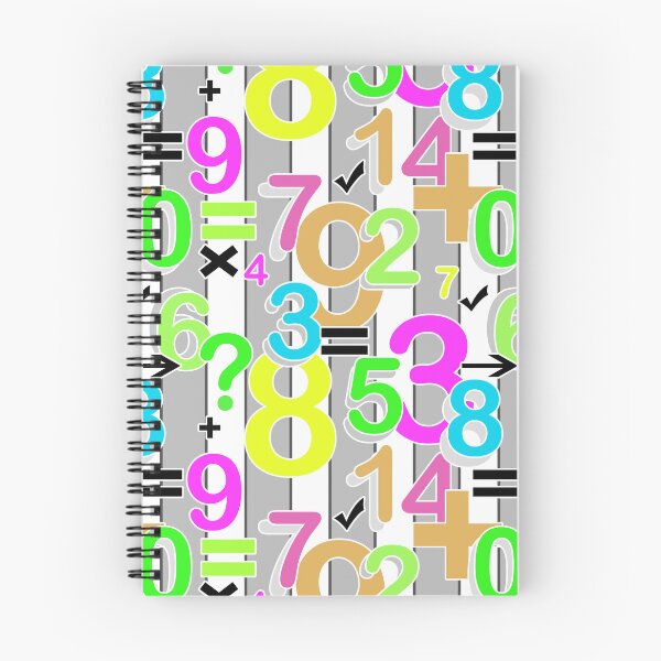 Item preview, Fun colorful arithmetic math bright retro pattern  designed and sold by fuzzyfox.