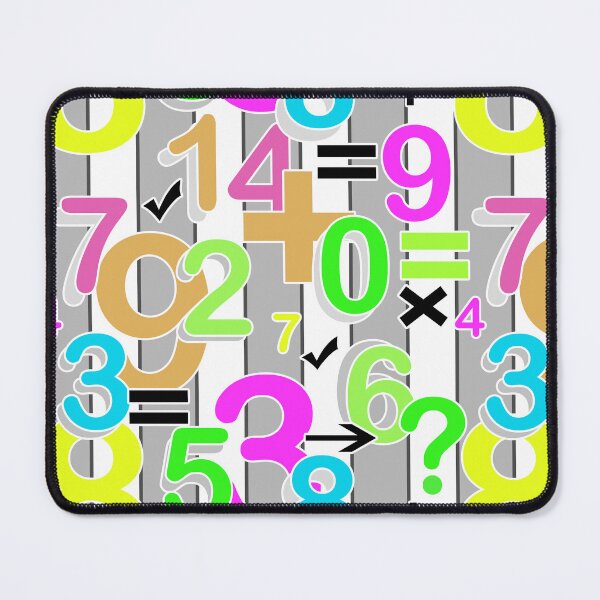 Item preview, Fun colorful arithmetic math bright retro pattern  designed and sold by fuzzyfox.