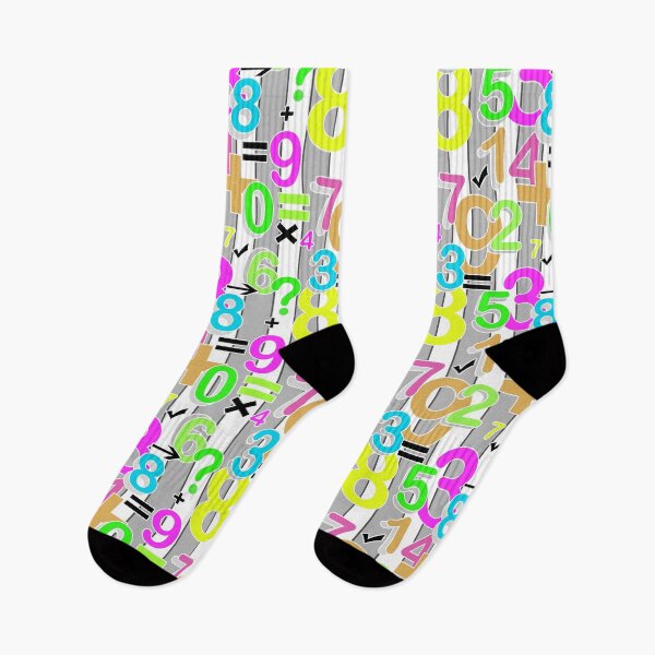 Item preview, Fun colorful arithmetic math bright retro pattern  designed and sold by fuzzyfox.