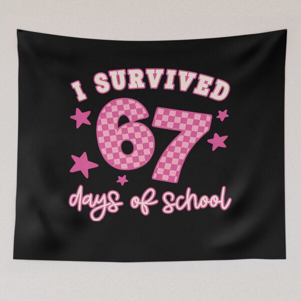 Item preview, Survived 67 Teacher Meme 67 Student Funny I Days School Classic of designed and sold by SteveSaccoro.