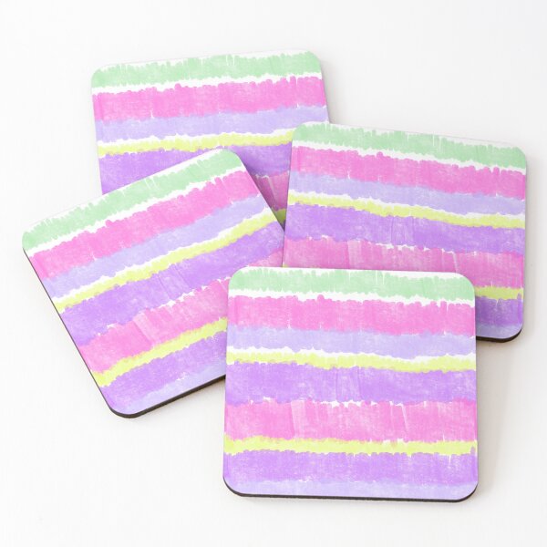 Item preview, Pastel Scribble Stripes designed and sold by OhMyStarling.