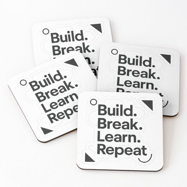Item preview, Build Break Learn Repeat – Productivity Minimal designed and sold by techy-rrr.