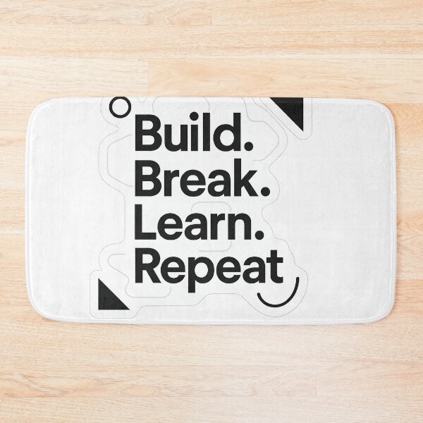 Item preview, Build Break Learn Repeat – Productivity Minimal designed and sold by techy-rrr.