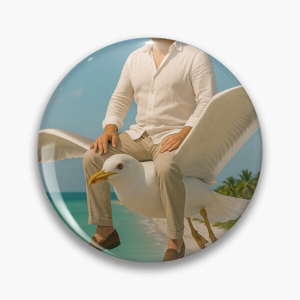 Item preview, Johnny Naples Riding a Seagull designed and sold by JohnnyNaples.