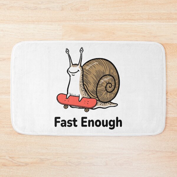 Item preview, Caracol en monopatín – Bastante rápido designed and sold by threeABinks.