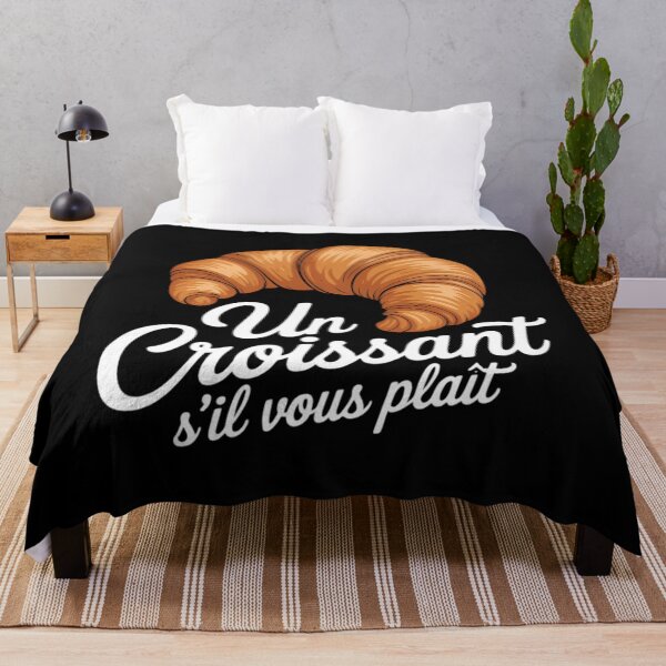 Item preview, French Croissant Bread Un Croissant S'il Vous Plait designed and sold by Formatage.