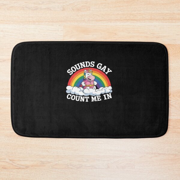 Item preview, Sounds Gay Count Me In Unicorn Rainbow Flag LGBT Gay Pride 3 designed and sold by TAYLOROUSDALE.