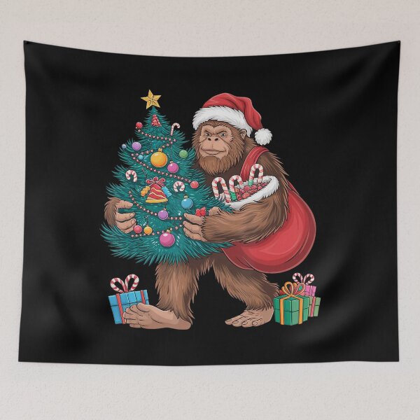 Item preview, Christmas Lights Vintage Bigfoot Tree Christmas Holiday Retro Festive Classic designed and sold by FrankyTepper.