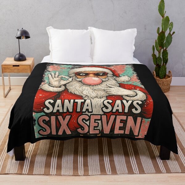 Item preview, Santa Six Seven Meme Christmas Design designed and sold by FemmeForge.