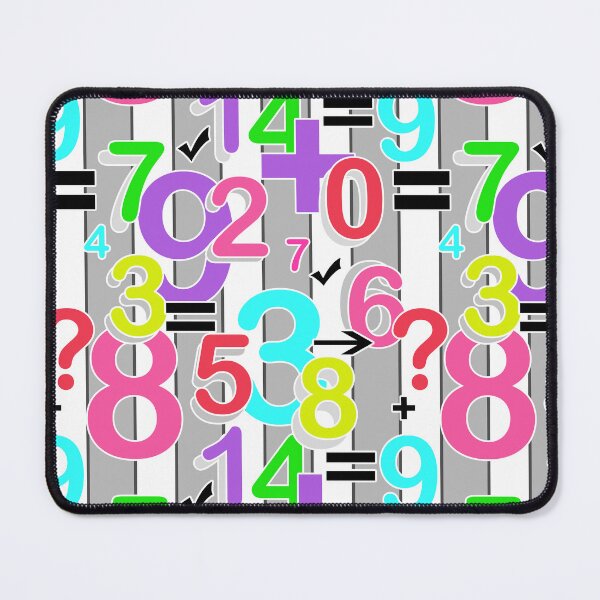 Item preview, Fun colorful arithmetic math bright retro pattern  designed and sold by fuzzyfox.