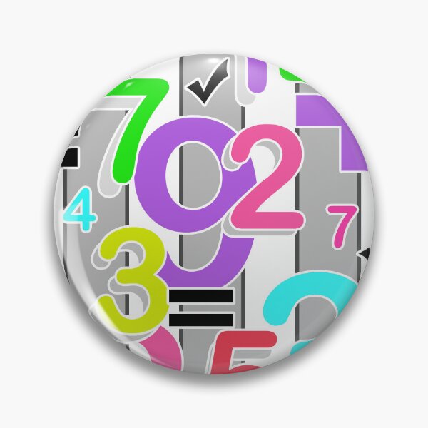 Item preview, Fun colorful arithmetic math bright retro pattern  designed and sold by fuzzyfox.