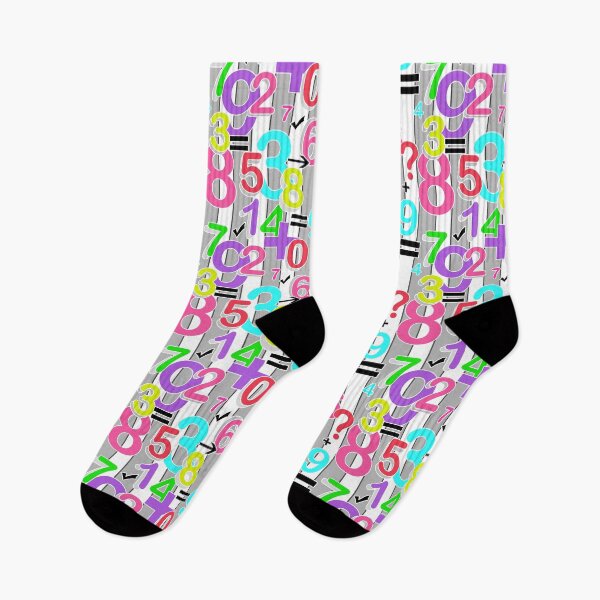 Item preview, Fun colorful arithmetic math bright retro pattern  designed and sold by fuzzyfox.