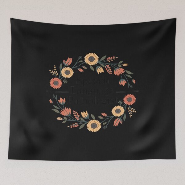 Item preview, Speech Language Pathologist Assistants SLP Retro Wildflowers designed and sold by TAYLOROUSDALE.