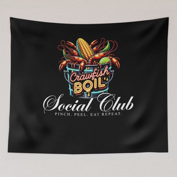 Item preview, Crawfish Boil Social Club Shirt designed and sold by LarryMBrown.