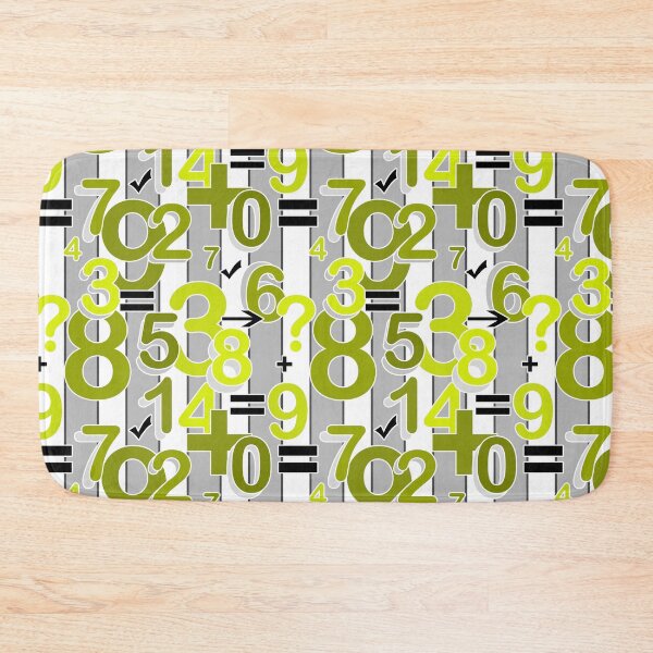 Item preview, Fun colorful arithmetic math bright retro pattern  designed and sold by fuzzyfox.