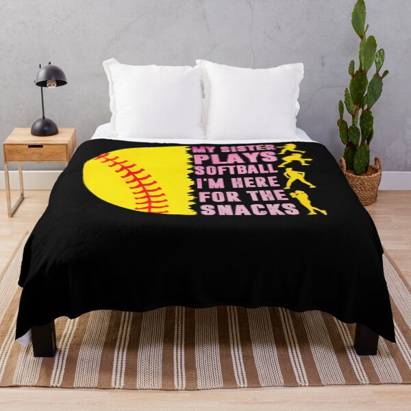 Item preview, Softball Sister T-Shirt – Bold I'm Here for the Snacks designed and sold by TinaMDedrick.