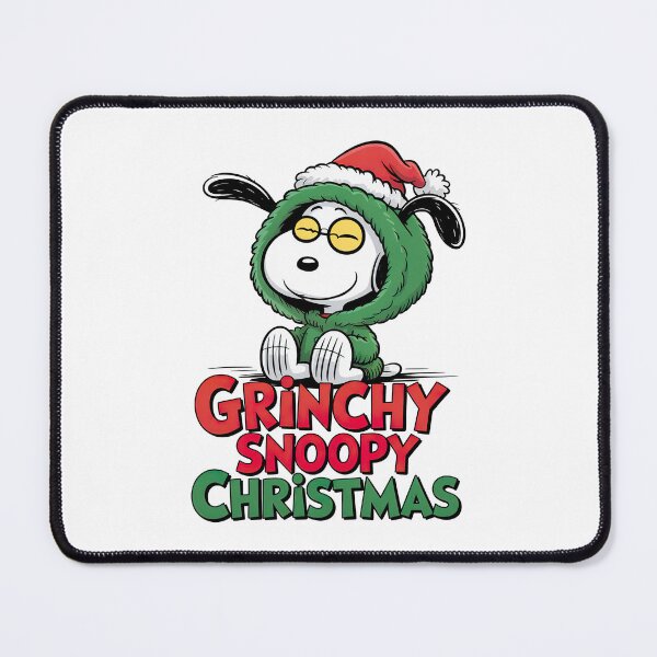 Item preview, Snoopy Christmas 2026, Snoopy Meets the Grinch – Festive Holiday Mashup designed and sold by graphic-genie.