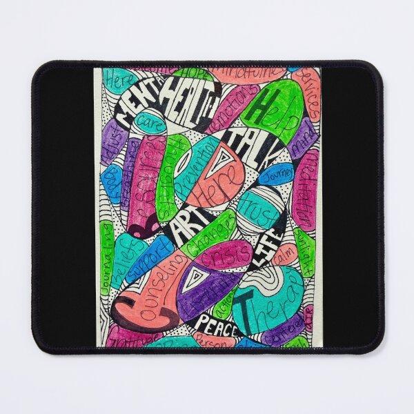 Item preview, Mental Health Zentangle designed and sold by Court-Created.