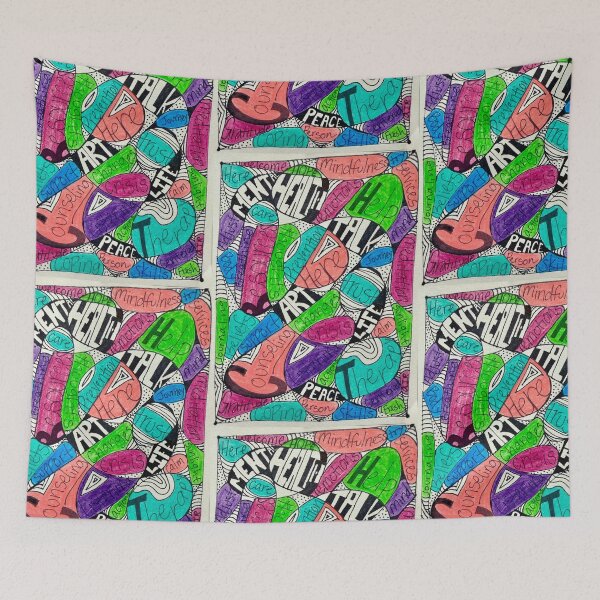 Item preview, Mental Health Zentangle designed and sold by Court-Created.
