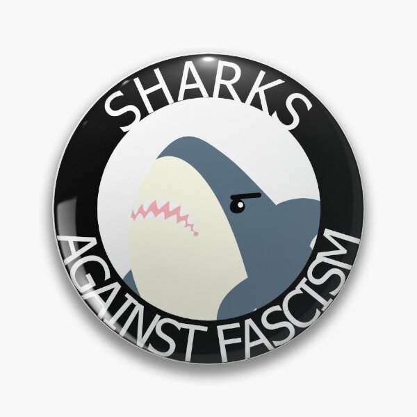 Item preview, Sharks Against Fascism designed and sold by AzirSerinus.