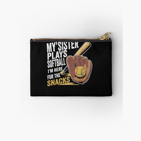 Item preview, Softball Sister Shirt – Funny Glove & Snacks Design designed and sold by LashondaGreen89.