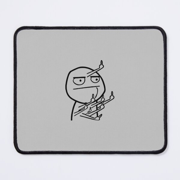 Item preview, Troll Middle Finger Meme - Funny Meme designed and sold by keviacevarya.