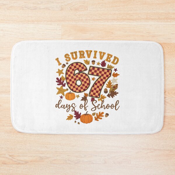 Item preview, 67 Teacher Student School I Days Meme Funny Survived 67 of Classic designed and sold by SteveSaccoro.