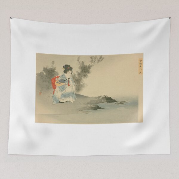 Item preview, Imayo Bijin — Traditional Japanese Beauty (1898 Woodblock Reproduction)No.12 designed and sold by Yohei-Studio.