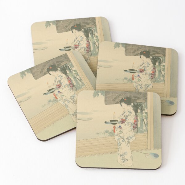 Item preview, Imayo Bijin — Traditional Japanese Beauty (1898 Woodblock Reproduction)No.10 designed and sold by Yohei-Studio.