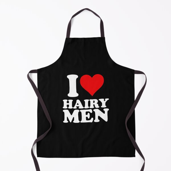 Item preview, I Heart Hairy Men - Funny Saying designed and sold by diannitagemvi.
