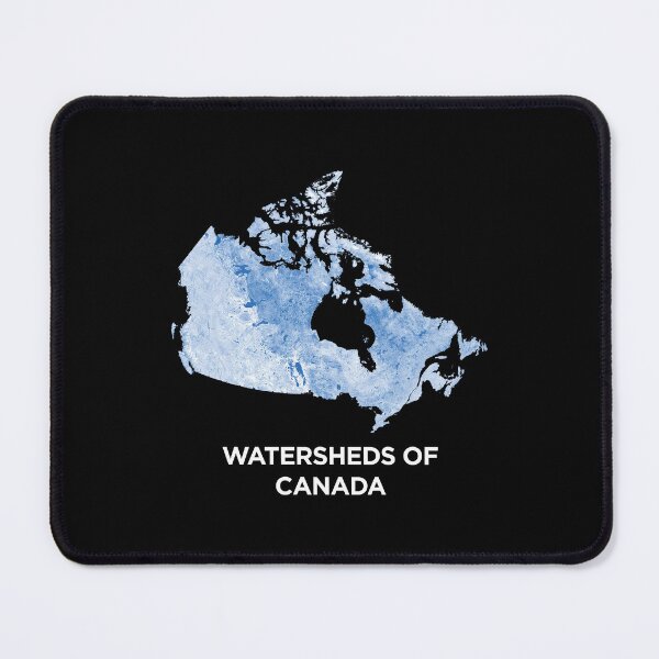 Item preview, Watersheds of Canada - dark background designed and sold by Half Serious.