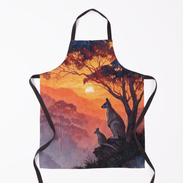 Item preview, Kangaroo Dawn Watchers designed and sold by ArgentoArt.