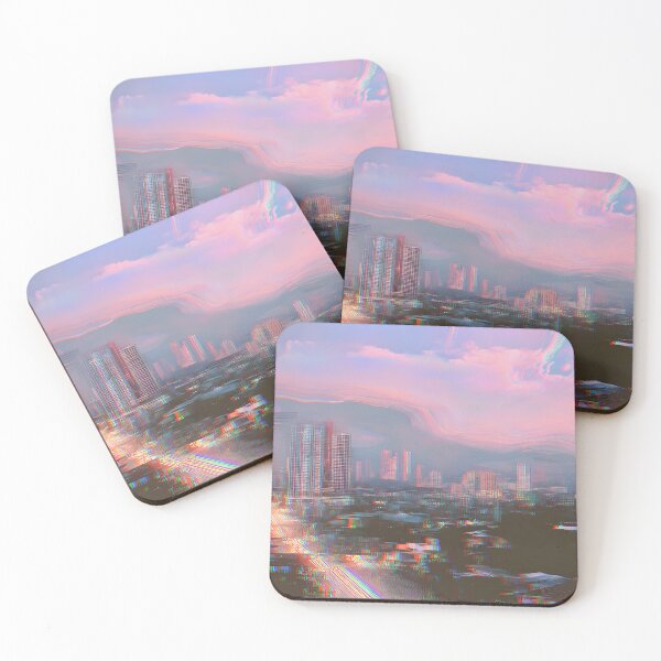 Item preview, Cyberfunk vapor city designed and sold by Newrealis.