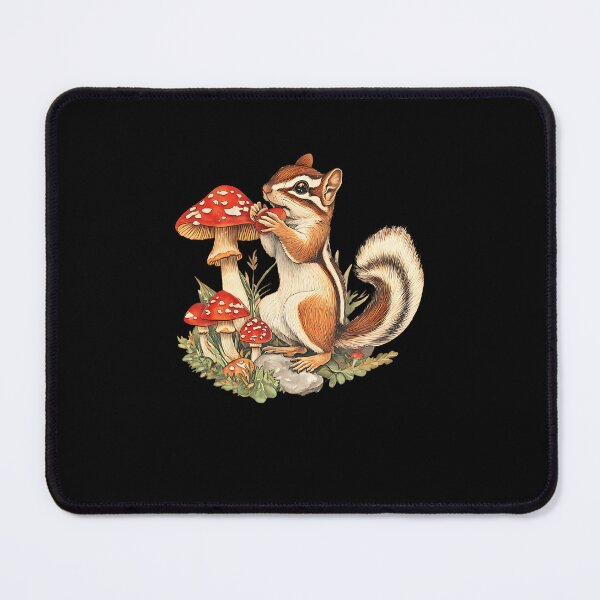 Item preview, Chipmunk Mushroom Nature Lover designed and sold by EarlineImogene.