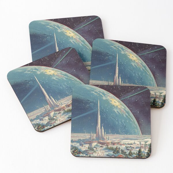 Item preview, Extrasolar Holiday (Vintage Style Print) designed and sold by ScientiaAcLabor.