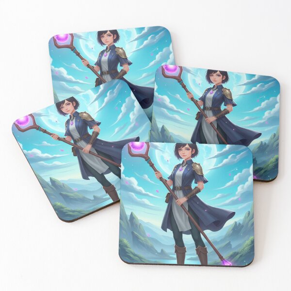 Item preview, Mystical Sorceress of Moon Mountains designed and sold by AbstractCorner.