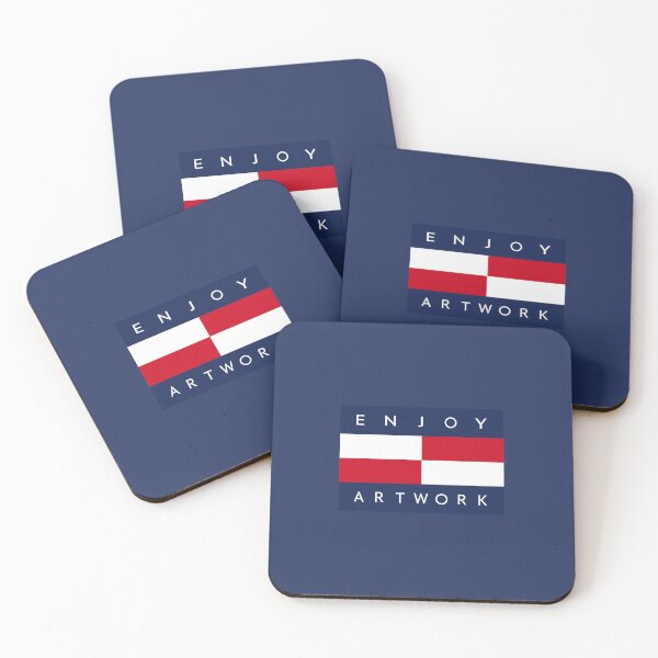 Item preview, Enjoy Flag Logo (Blue) designed and sold by  Enjoy Artwork .