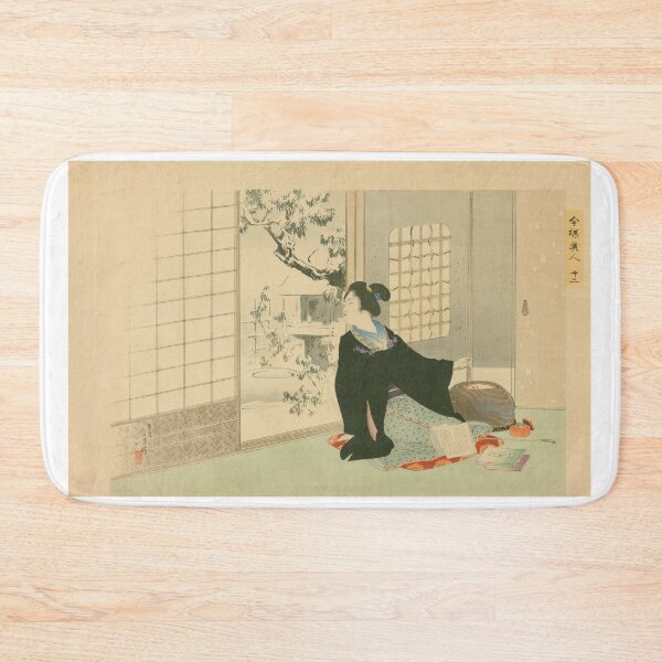 Item preview, Imayo Bijin — Traditional Japanese Beauty (1898 Woodblock Reproduction)No.15 designed and sold by Yohei-Studio.