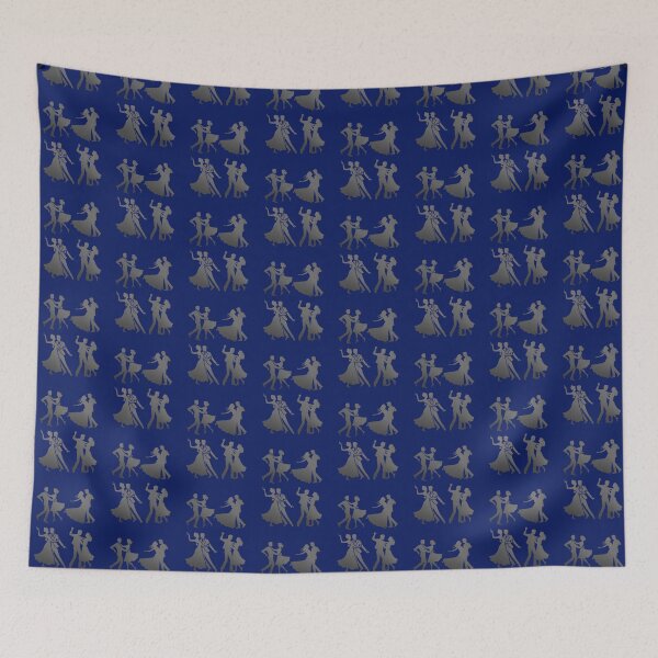 Item preview, Four graceful couples glide across the polished dance floor_3_side view designed and sold by Aariq.