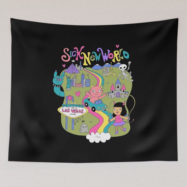Item preview, SCK-NEW-WRLD-MUSIC-Merch designed and sold by fredarchert.