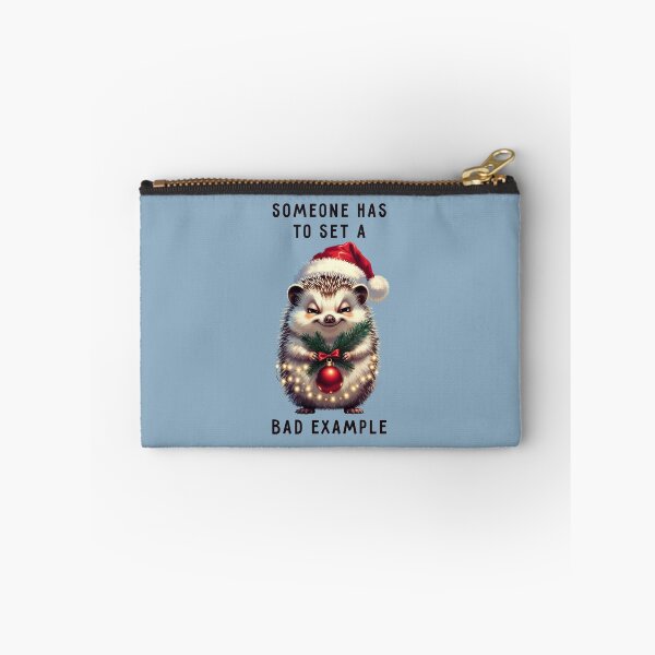 Item preview, Someone Has To Set A Bad Example Christmas Hedgehog -v2 designed and sold by SolaoLab.