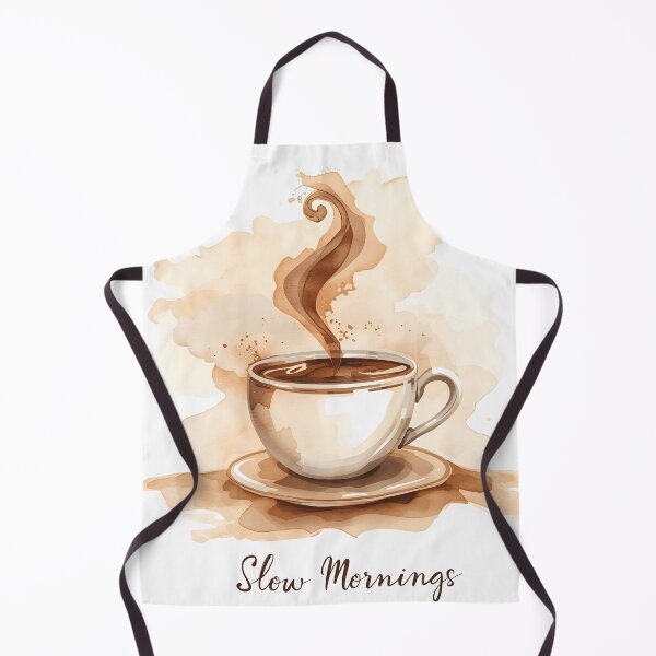 Item preview, Slow Mornings, Coffee Lover Sticker designed and sold by Moodune.