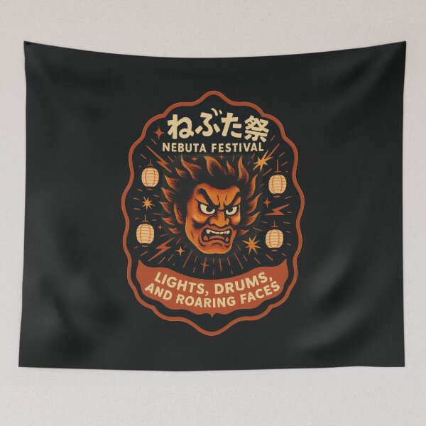 Item preview, Nebuta Masks Roar With Light designed and sold by EdvvinStudios.