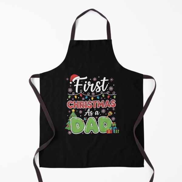 Item preview, "First Christmas as a Dad" Baby Rattle and Gifts Festive Print Design designed and sold by StarprintTees.