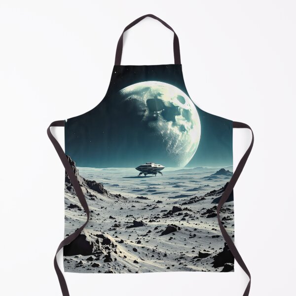 Item preview, Earth and Solitary Lunar Lander designed and sold by AnimalAirtistry.