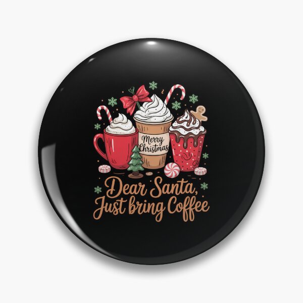 Item preview, Santa Just Bring Coffees Christmas Funny Coffees Lovers designed and sold by Turbotine.