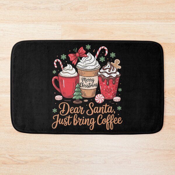 Item preview, Santa Just Bring Coffees Christmas Funny Coffees Lovers designed and sold by Turbotine.
