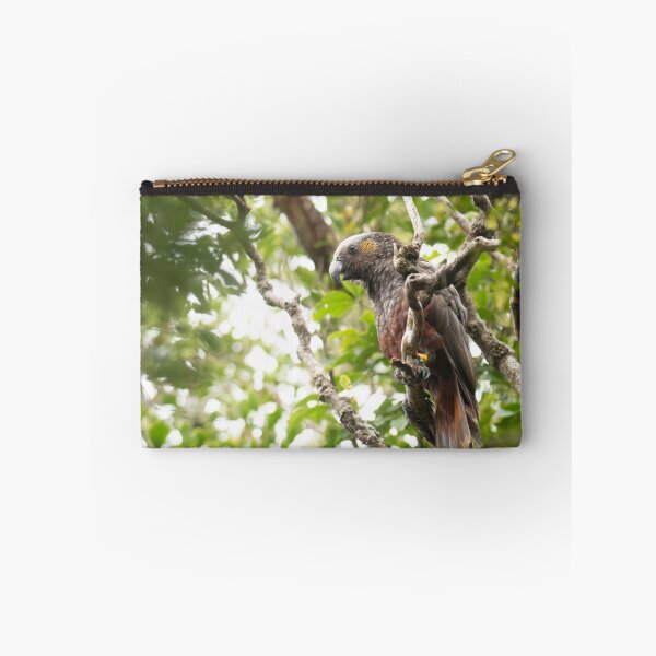 Item preview, Kākā parrot in green tree designed and sold by GivernyKate.